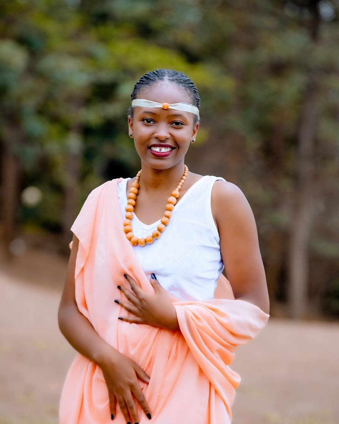 Business partners celebrating with traditional performance