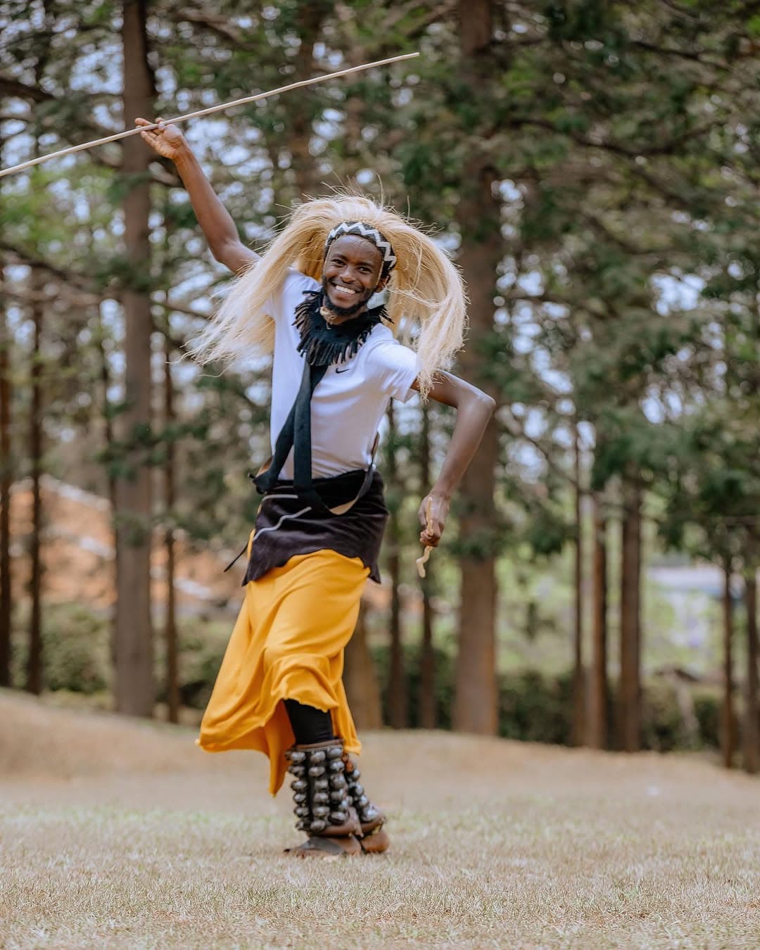 Festival crowd enjoying cultural performance