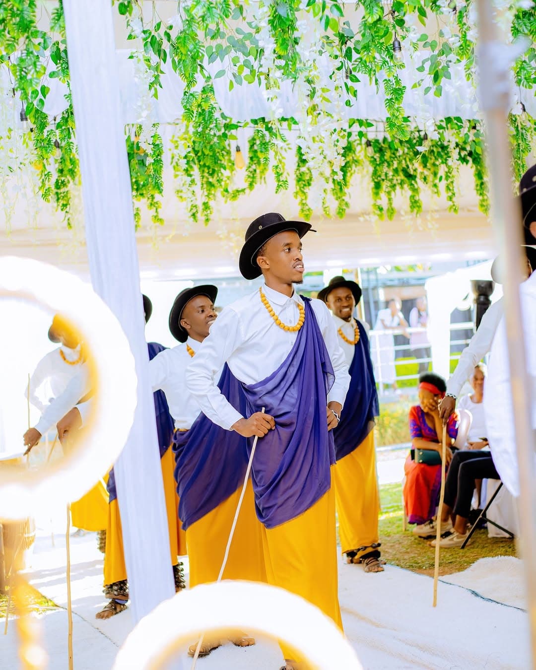 Couple sharing special wedding dance moment